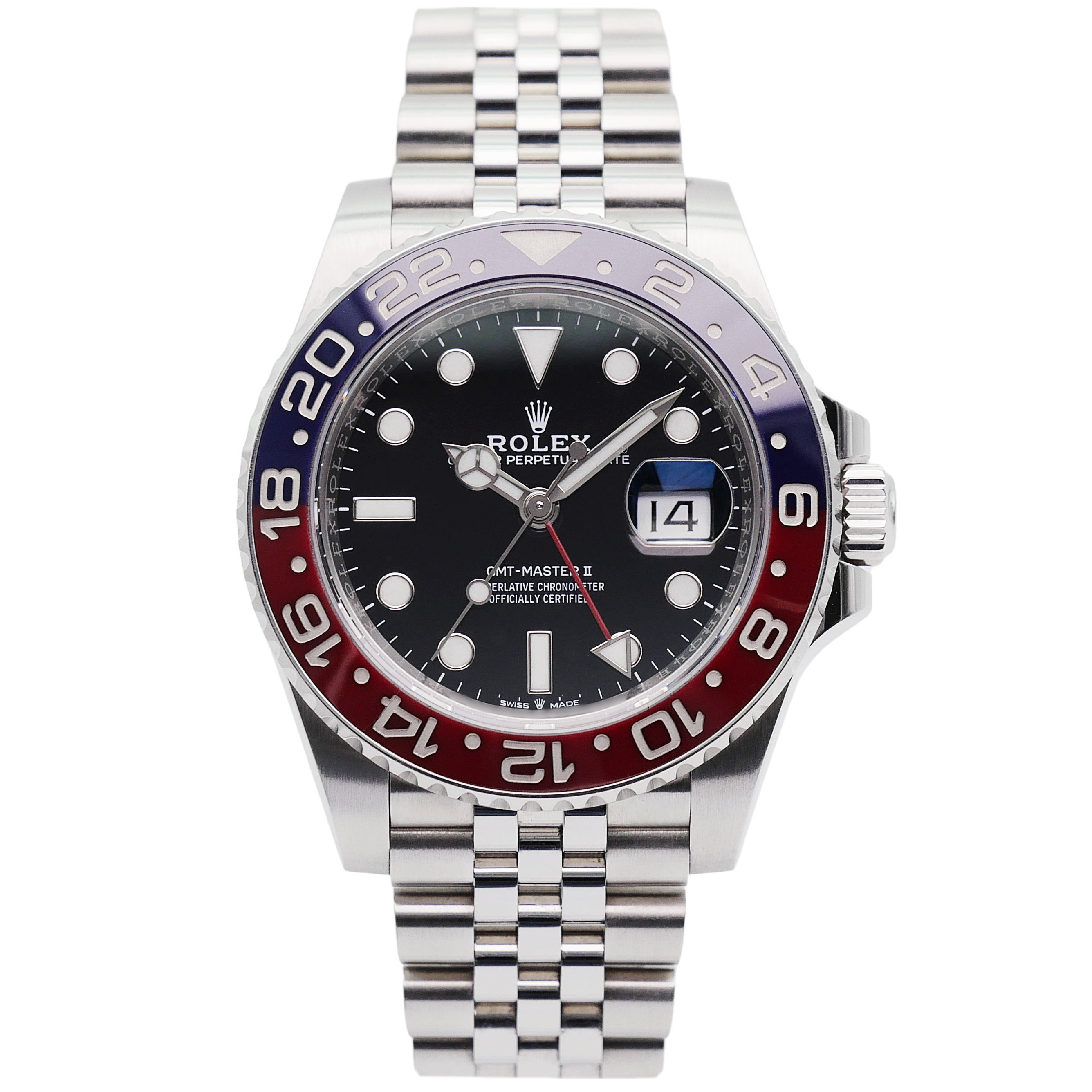 Rolex GMT-Master II Stahl 126710BLRO - 2019