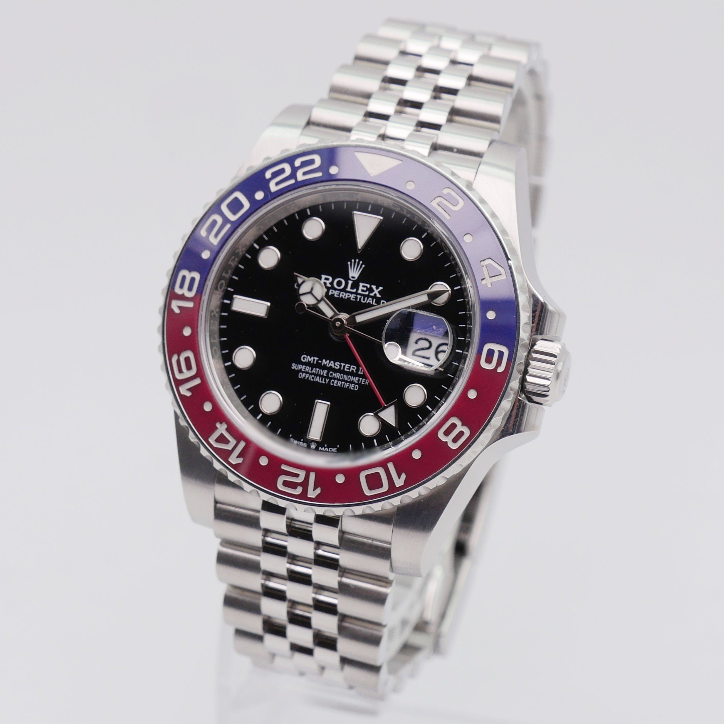 Rolex GMT-Master II Stahl 126710BLRO - 2018