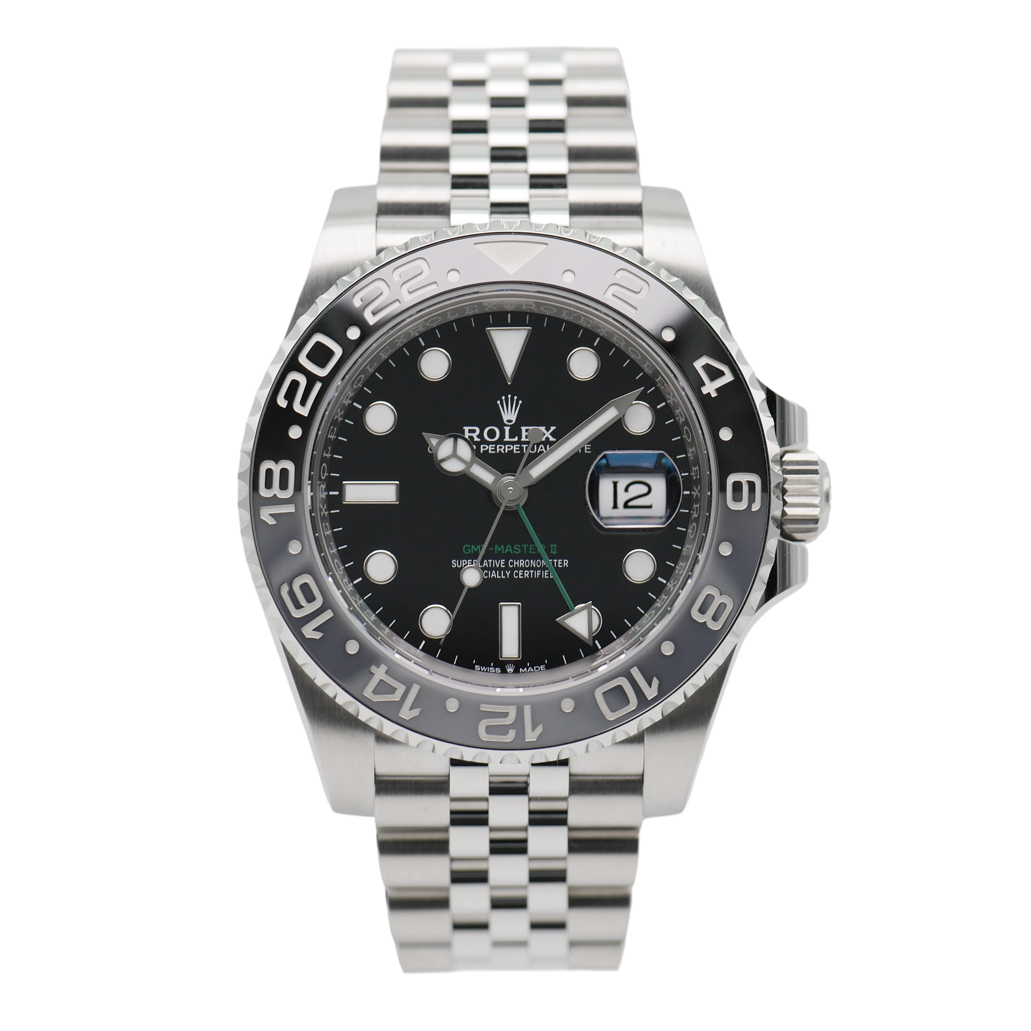 Rolex GMT-Master II Stahl 126710GRNR - 2024