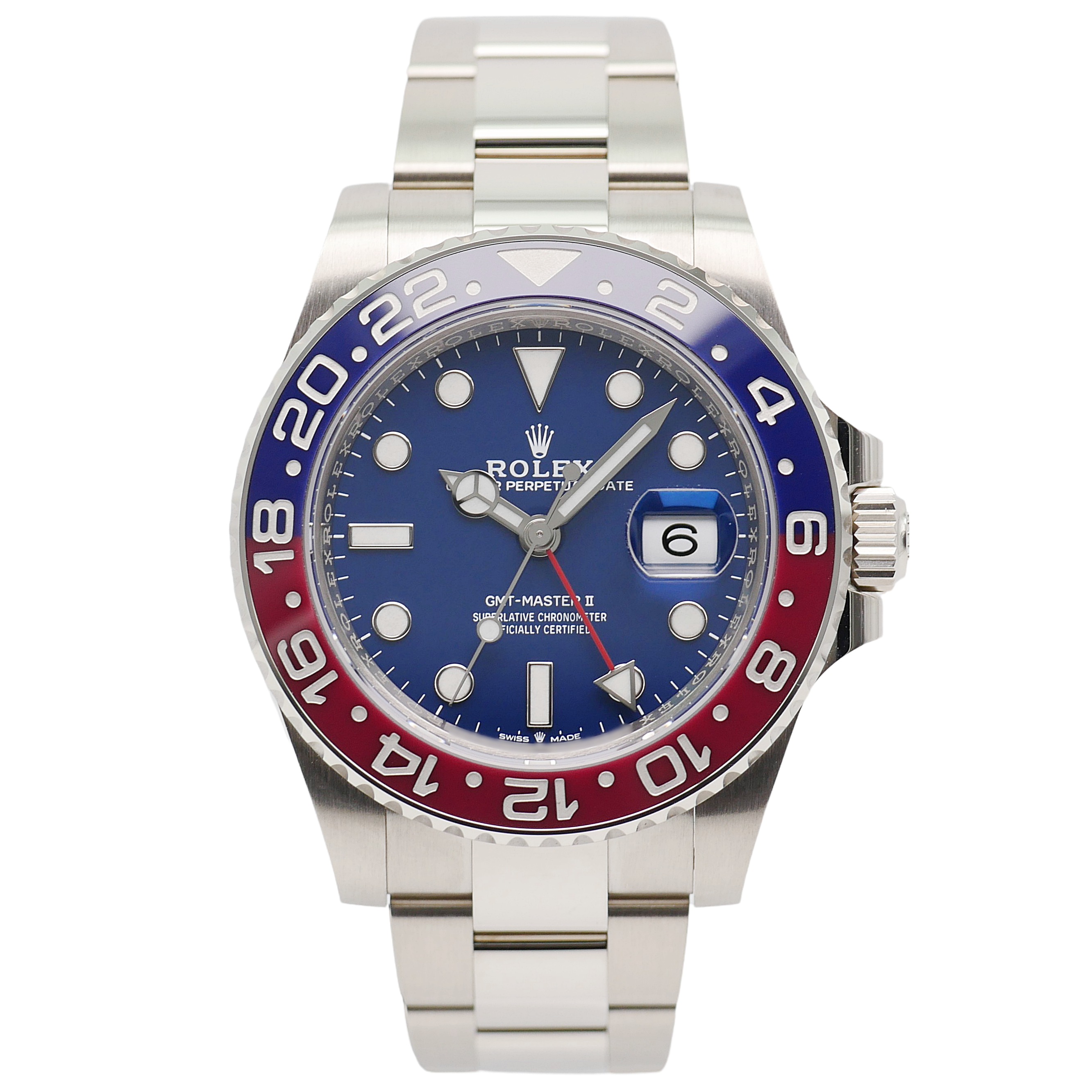 Rolex GMT-Master II Pepsi Weißgold 126719BLRO - 2021