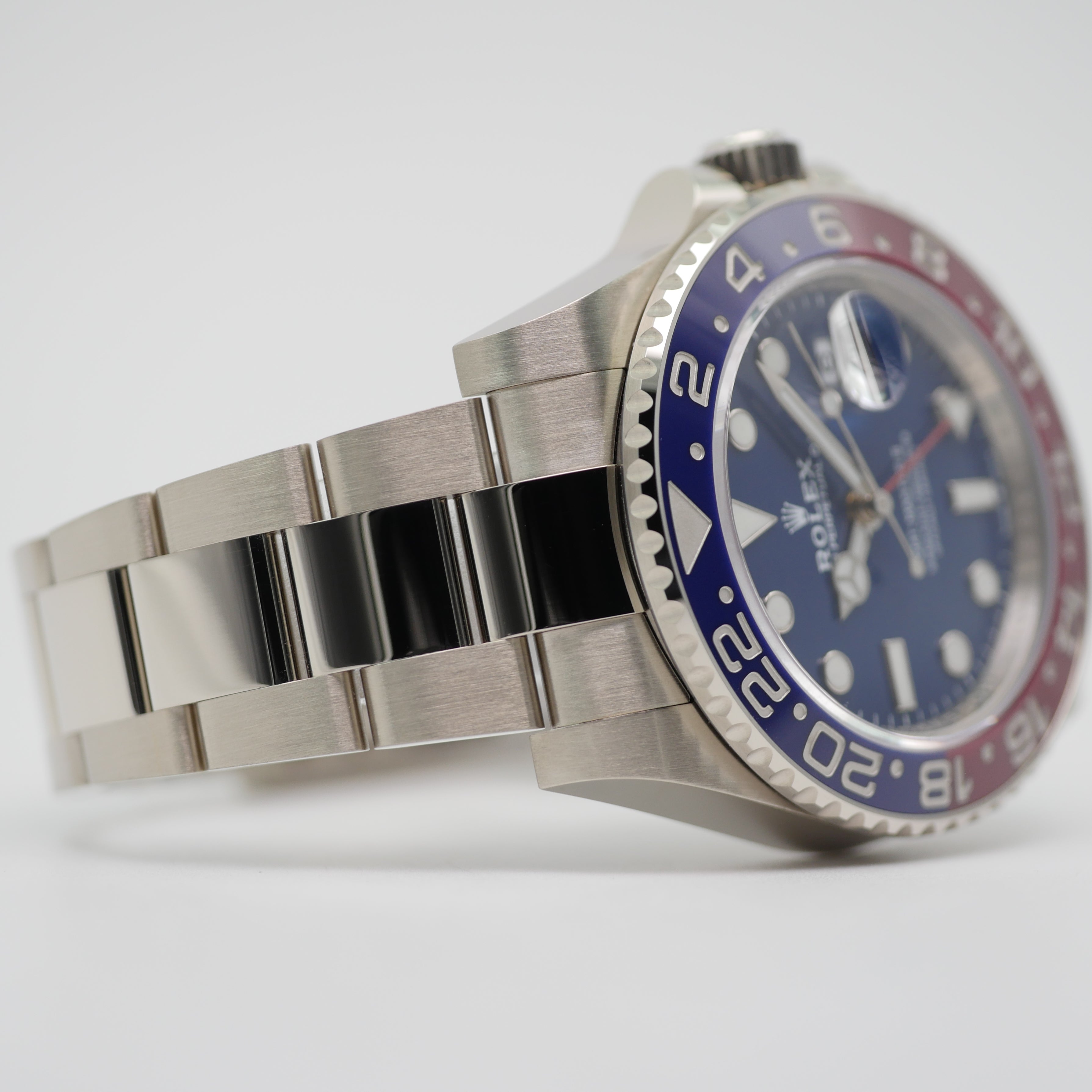 Rolex GMT-Master II Pepsi White Gold 126719BLRO - 2021