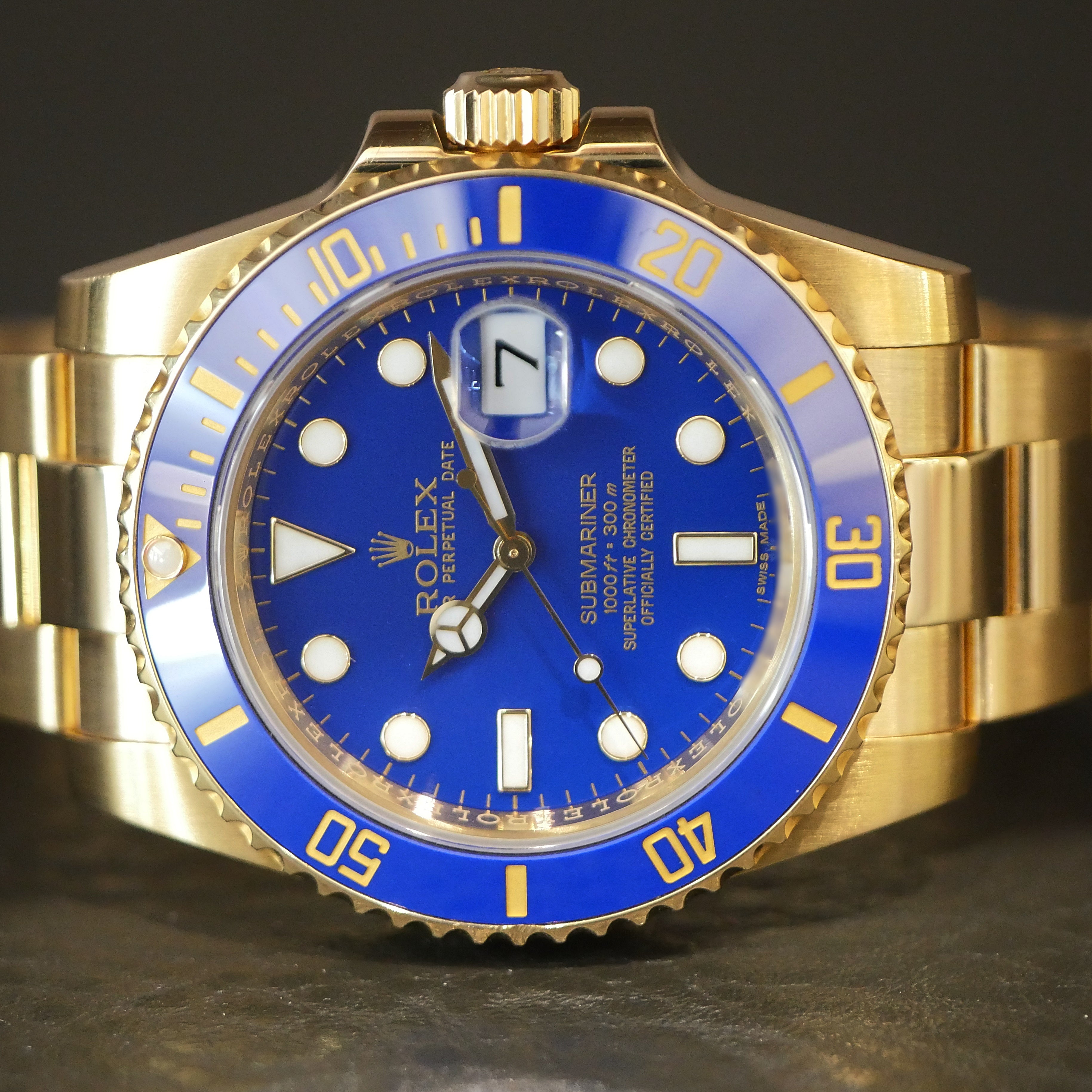 Rolex Submariner 40 Gelbgold 116618LB - 2012