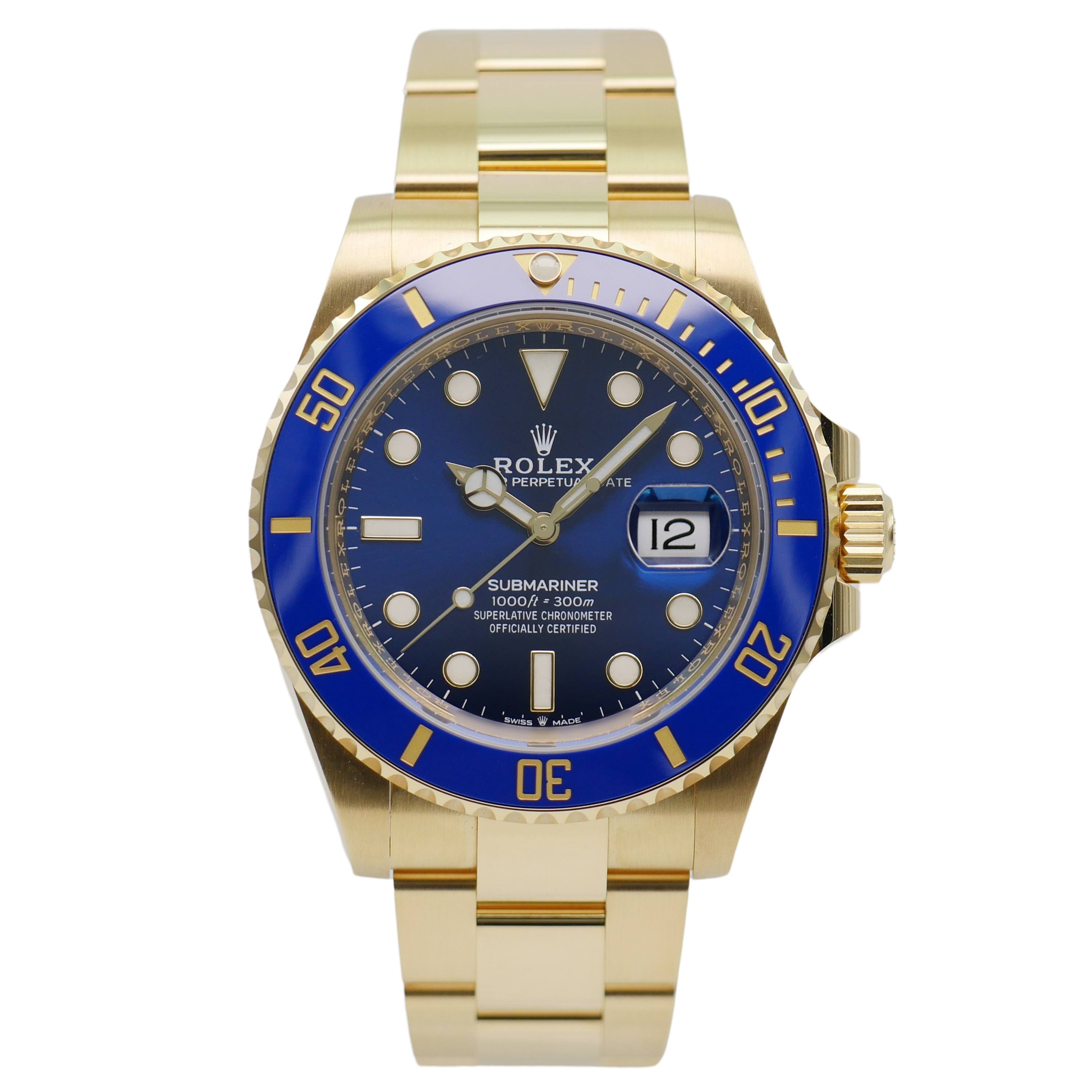 Rolex Submariner 41 Date Yellow Gold 126618LB - 2022