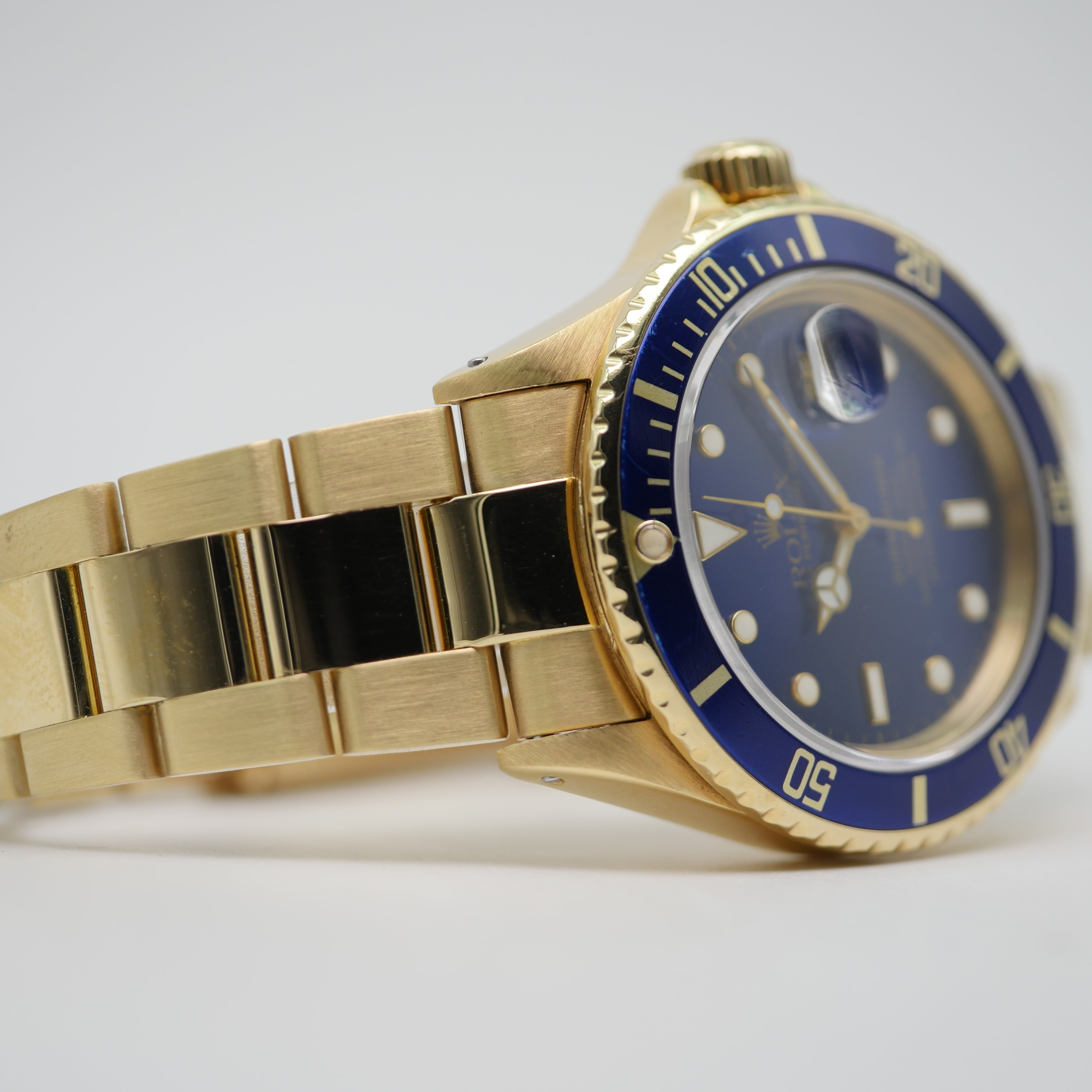 Rolex Submariner Date Gelbgold 16808 - 1988