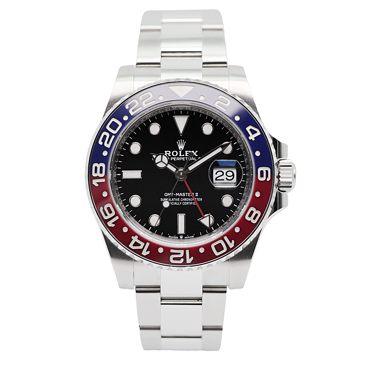 Rolex GMT-Master II Stahl 126710BLRO - 2021