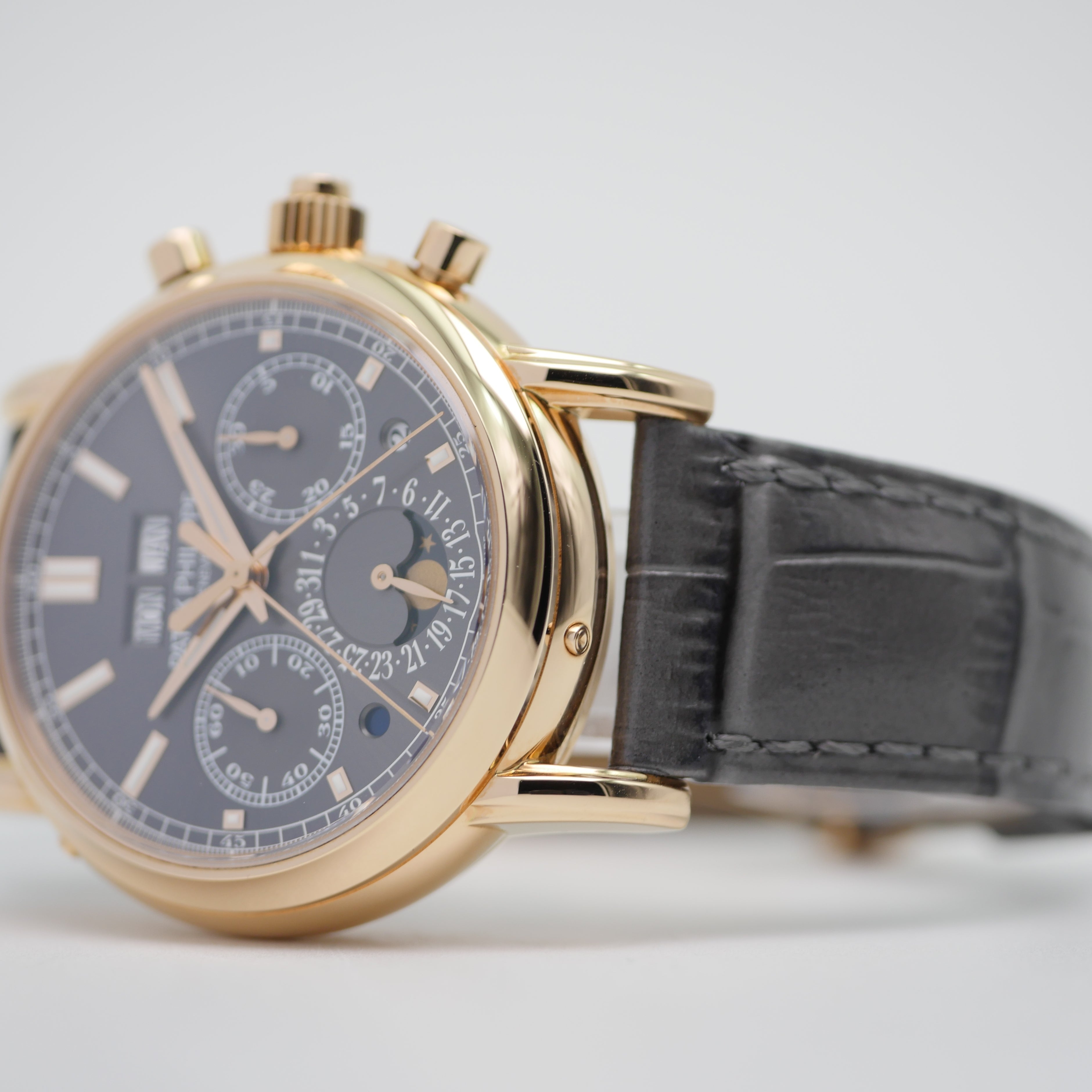 Patek Philippe Perpetual Calendar Split Second Chronograph Ros gold