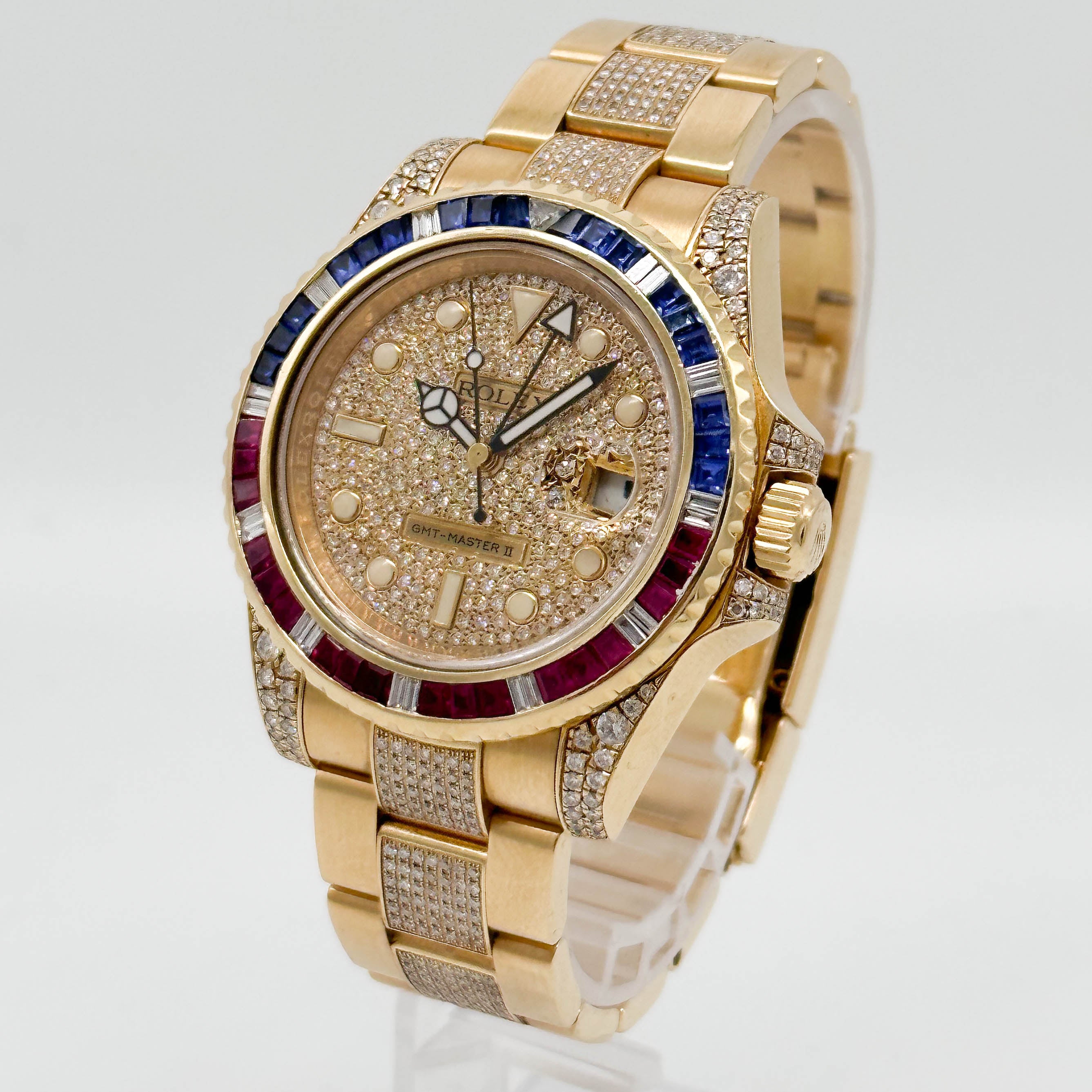 Rolex iced 2024 out gold